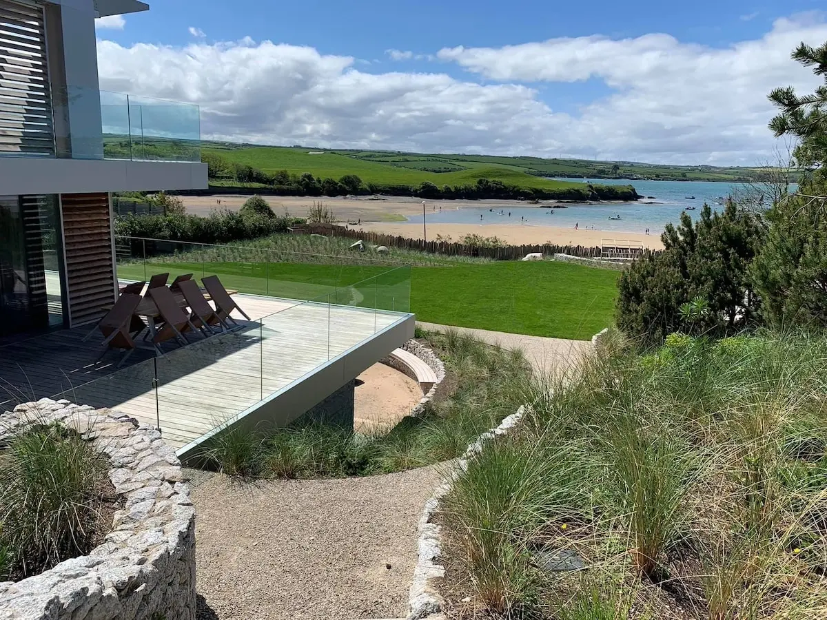 Auutmnal garden near Wadebridge, Cornwall
